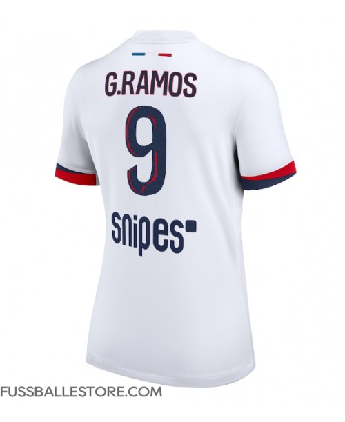 Günstige Paris Saint-Germain Goncalo Ramos #9 Auswärtstrikot Damen 2025-26 Kurzarm Günstige Paris Saint-Germain Goncalo Ramos #9 Auswärtstrikot Damen 2025-26 Kurzarm